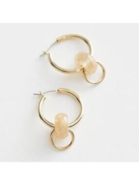 & Other Stories Linked Hoop Earrings